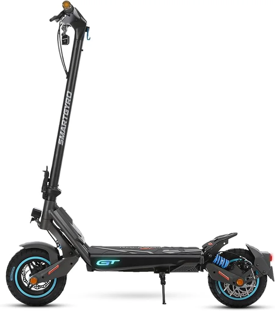 Smartgyro Rockway GT - Patinete Eléctrico de 48V, 800W. Batería 15Ah, Smart Core, Ruedas de 10 Pulgadas, Triple frenada, Certificado DGT